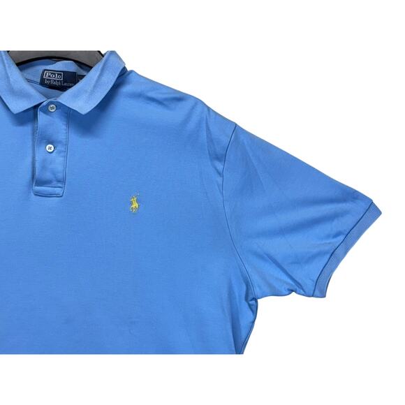 Polo Ralph Lauren Men’s XL Sky Blue Short Sleeve Polo Shirt Classic Fit - Picture 12 of 12